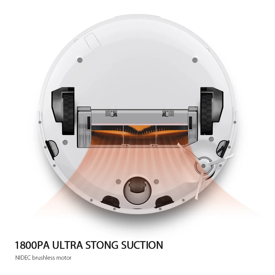 Original Xiaomi Mi Robot Vacuum Cleaner for Home Automatic Sweeping Dust Cleaner Smart Planned WIFI Mijia APP Remote Control