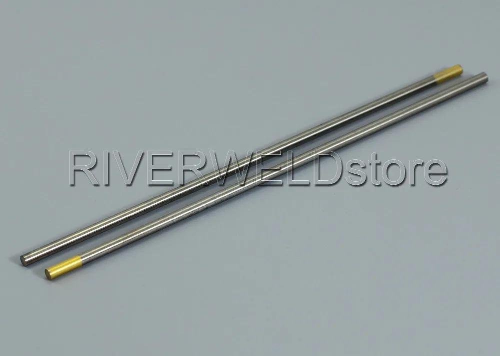 1.5% Lanthanated TIG сварки Вольфрам электрод WL15 золото 1/" x6"(3,2x150 мм) Tig Rod 10 шт