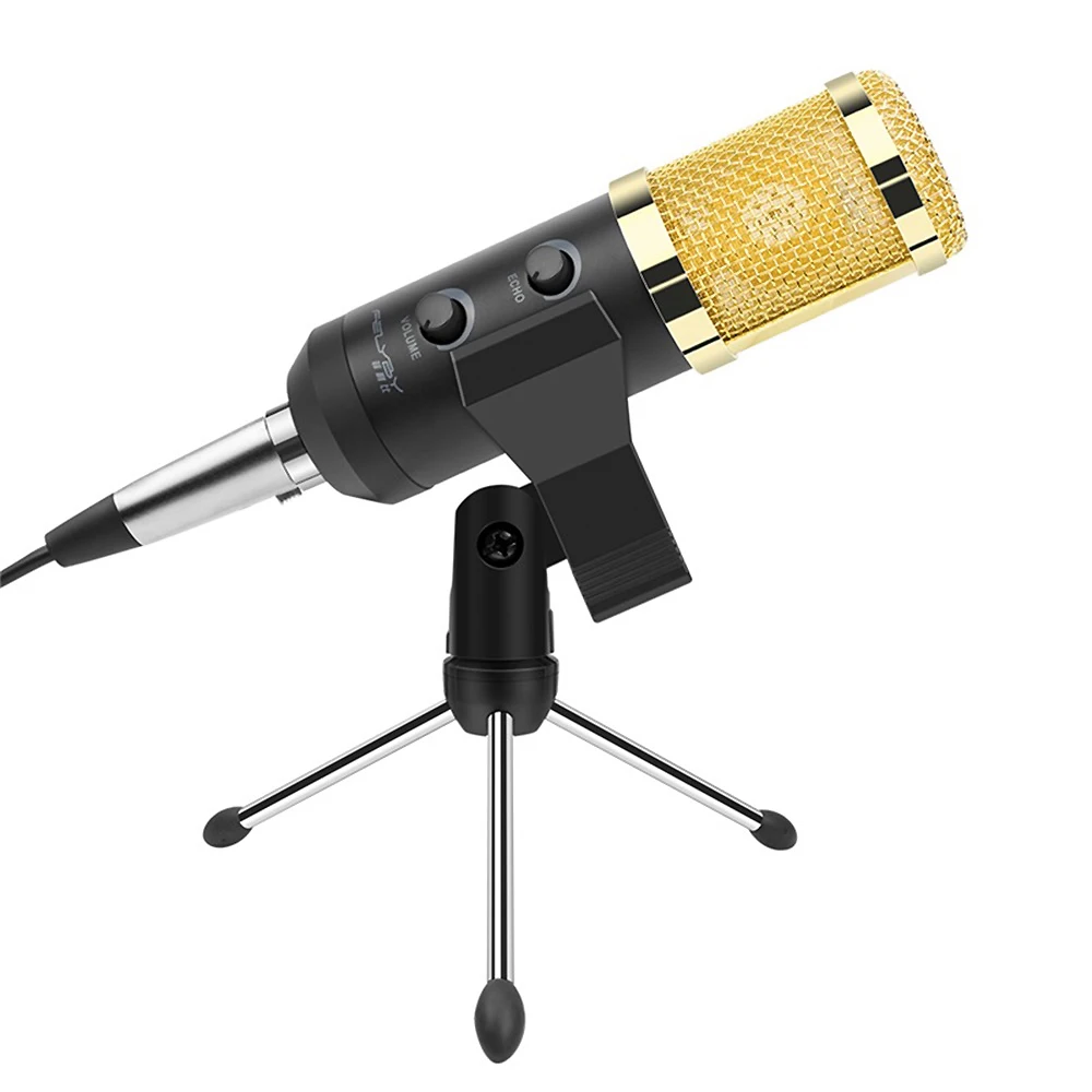 FELYBY регулируемый bm 900 USB микрофон для компьютера записи и профессиональные конденсаторные микрофоны видео комната караоке