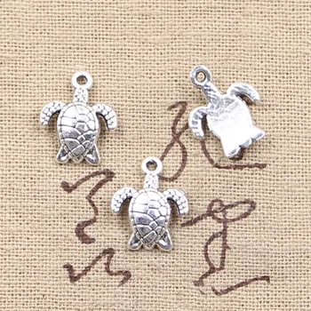 

15pcs Charms Turtle Tortoise Sea 15x12mm Antique Making Pendant fit,Vintage Tibetan Silver color,DIY Handmade Jewelry