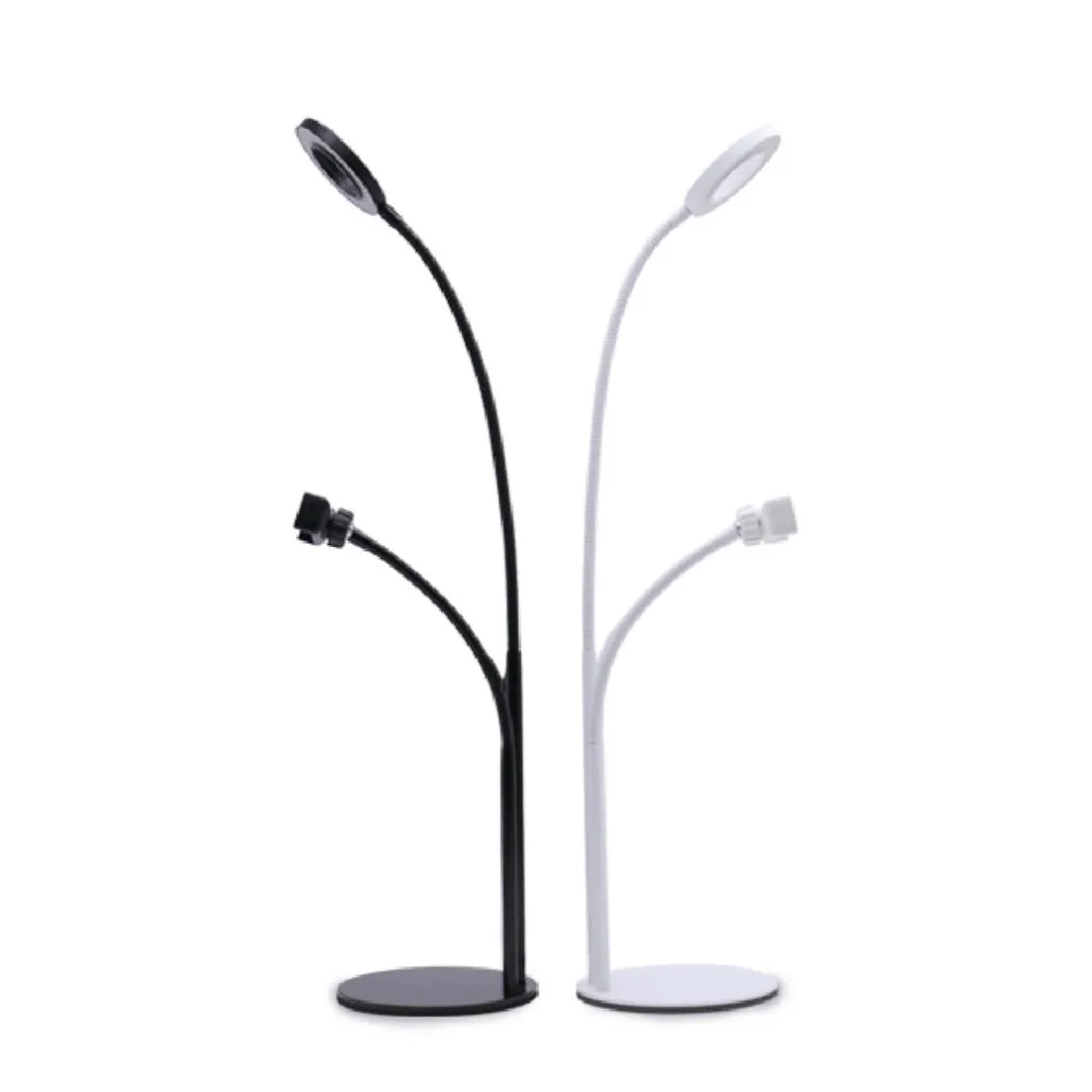 

gadget gadgets USB Flashlight Selfie Ring Light Phone white black USB Clamp Holder Desktop Broadcast Makeup 5w 5VLight