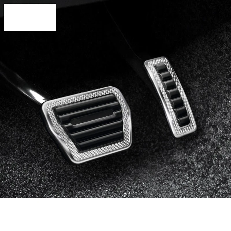 

lsrtw2017 stainless steel rubber car accelerator brake pedal for range rover sport discovery 5 vogue 2014 2015 2016 2017 2018