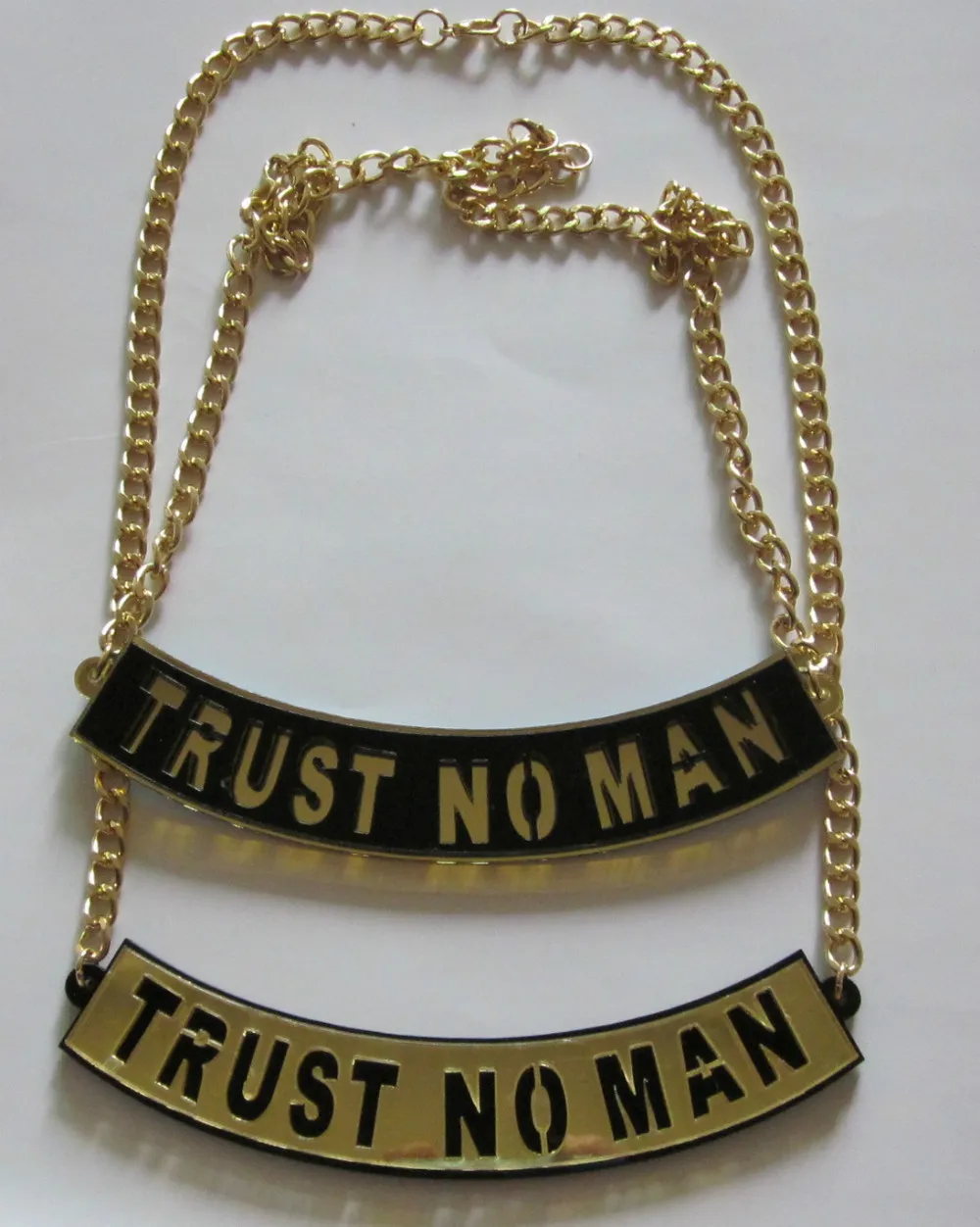 Новейшее модное ожерелье с надписью алфавита trust no man|letter necklace|alphabet necklacenecklace alphabet