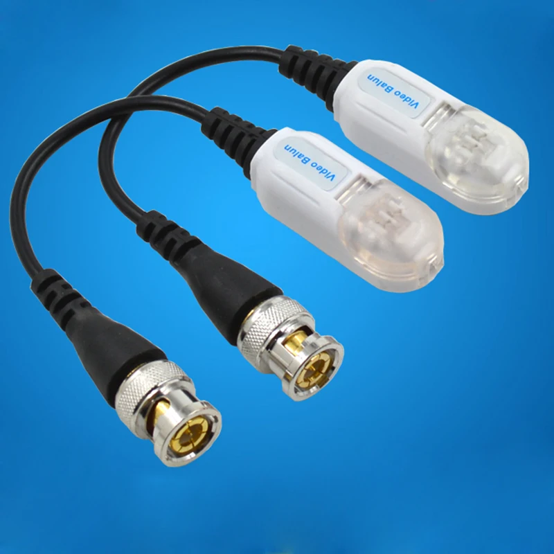 4 Pcs 2 Pasang Video Pengawasan Kabel Konektor Bnc Adaptor Pasif Twisted Pair Transmitter Berlapis Emas Tembaga Aliexpress