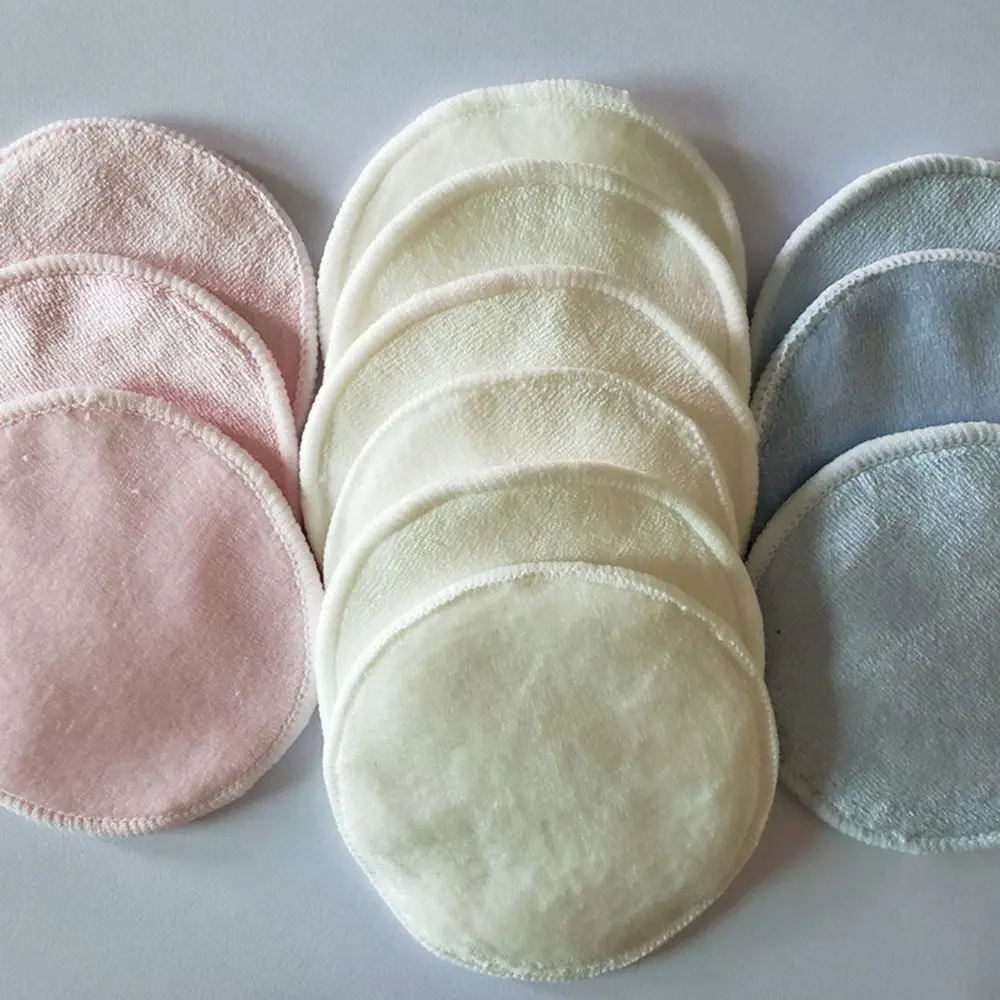 4Pcs/lot Reusable Make up Facial Remover Cotton Pads Puff Double layer Nail Art Cleaning Wipe Washable Natural Microfiber|Средство для