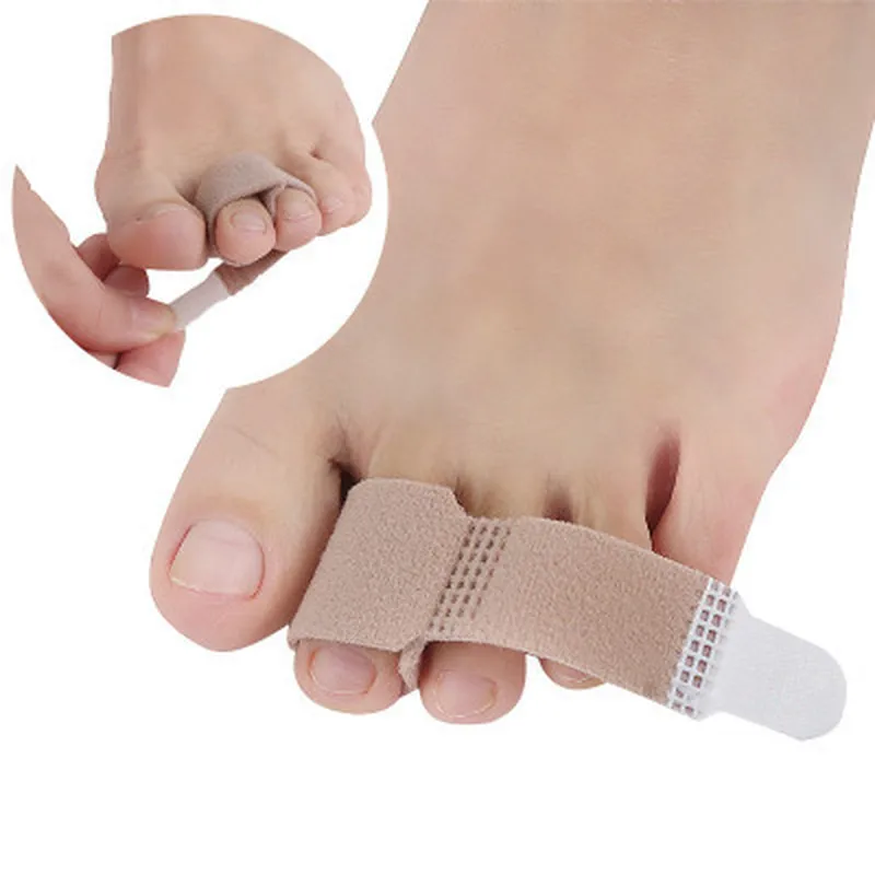 

1PC Fabric Toe Finger Straightener Hammer Toe Hallux Valgus Corrector Bandage Toe Separator Splint Wrap Foot Stretcher Care Tool