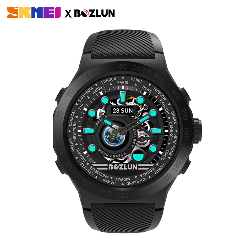 

2019 SKMEI Men Digital Bluetooth Smartwatch Heart Rate Monitor Pedometer Waterproof Male Sport Wristwatch Relogio Masculino W31