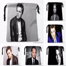 Пользовательские Leonardo Dicapri Сумки на шнурке Печать Путешествия хранения мини мешок плавать Пешие прогулки игрушка мешок размер 18x22 см#180412-11-21