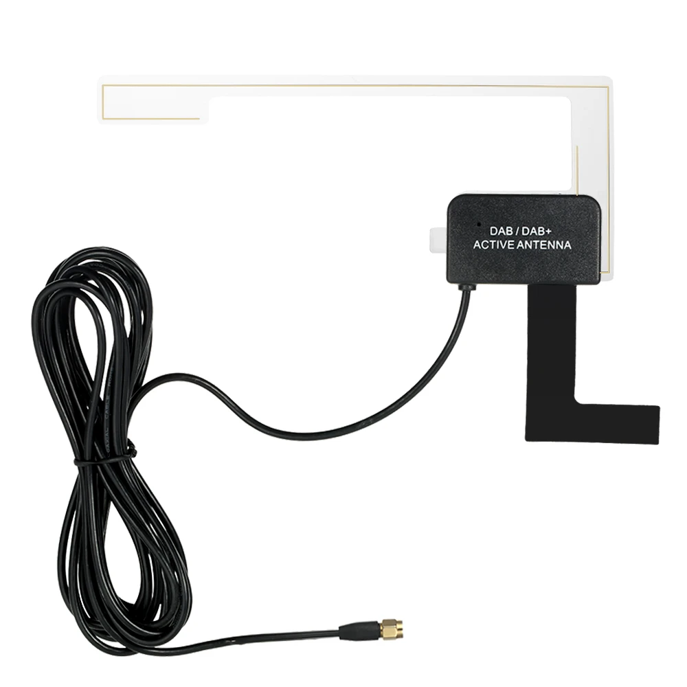

KKmoon Car Radio Antenna Digital DAB DAB+ Active Antenna SMA Connector Universal
