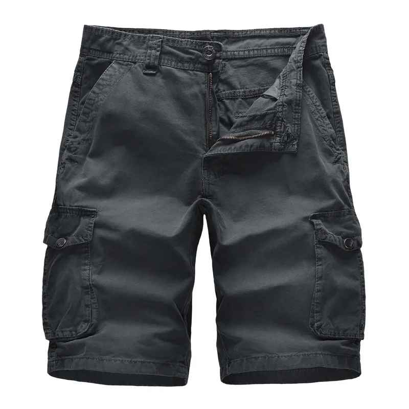 Camo Military Shorts Bermuda 2019 Summer Camouflage Cargo Shorts Men 100% Cotton Loose Tactical Short Pants