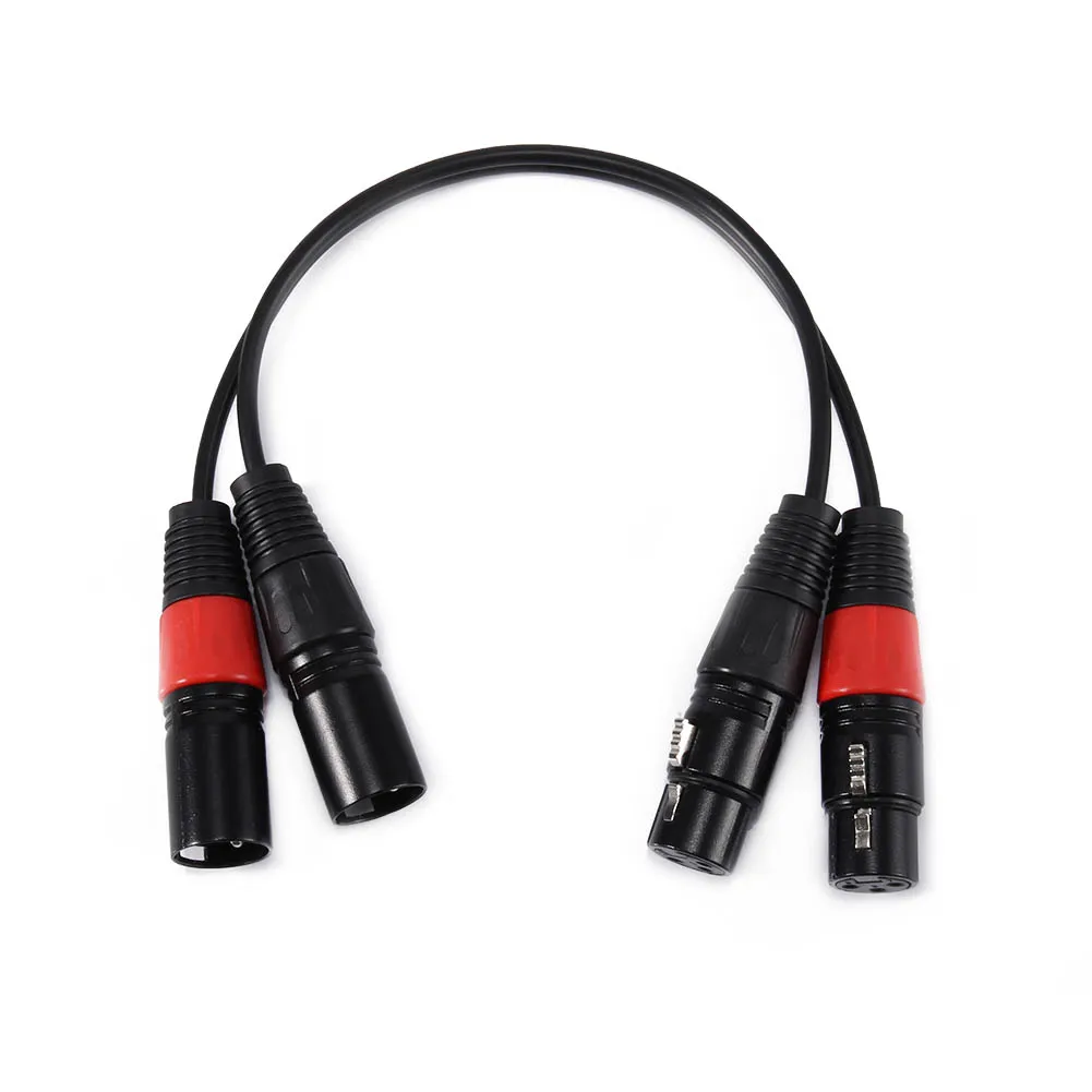Двойной XLR кабель для микрофона Стерео Аудио сбалансированные кабели 0 3/0 5/1/1.5/3/6 м