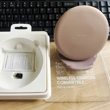 Быстрое зарядное устройство Беспроводное зарядное устройство для samsung Galaxy S8+ plus/S8/Note8/S7 edge/S7/Note5 EP-PG950 Qi Pad