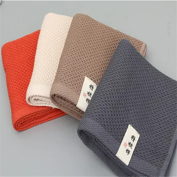 

Honeycomb Bath Towels Cotton Towelling Fabric Fast Drying Thick Towel Gift Sport Adult Asciugamani Absorbent Fabric 50t008