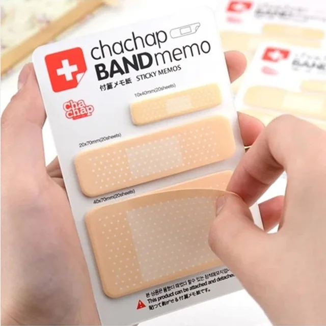 DIY Cute Band-aid Memo Pad Sticky Note Kawaii Paper Sticker Pads  Note Creative Korean Stationery Student 322