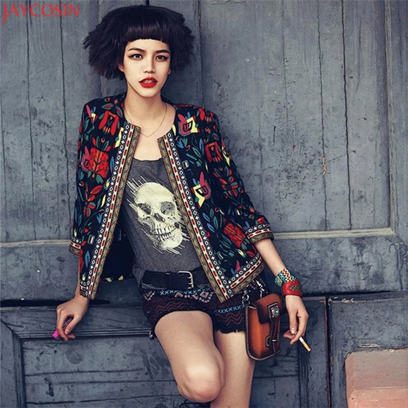 

JAYCOSIN Women Coats Bomber Jacket Spring Autumn Women Thin Jacket Coat Casual Stand Collar Slim Fit Outerwear Women Basic Coats
