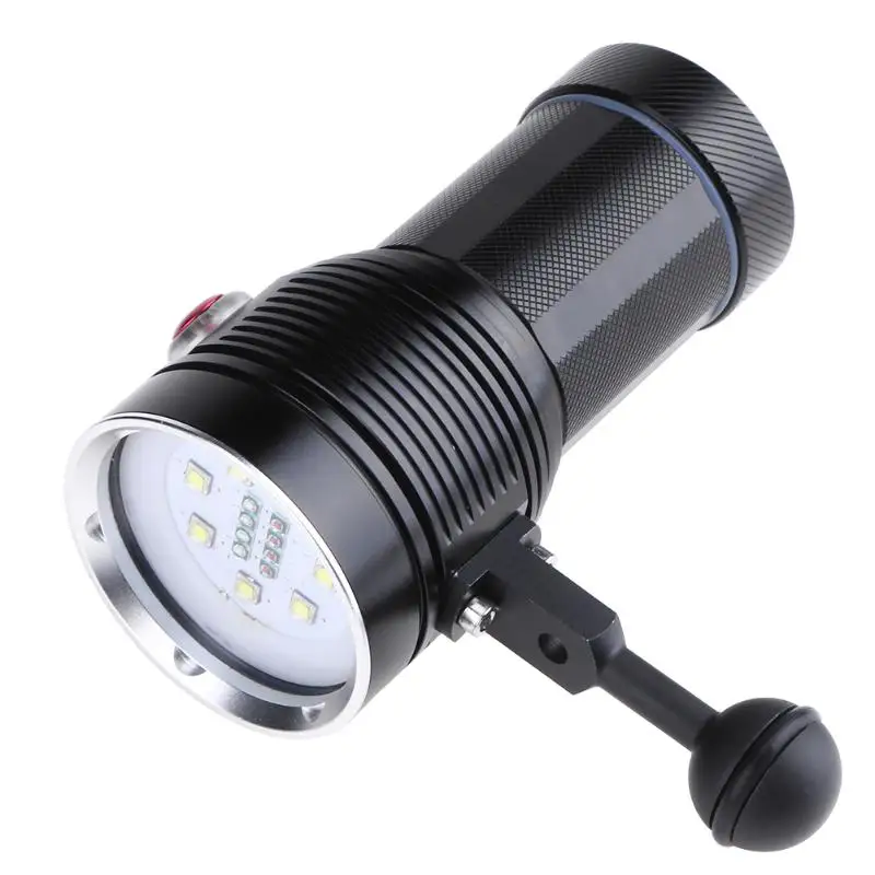 

20000 lumens Waterproof scuba Diving 18650 Flashlight Torch light lamp For Diving Underwater Photographing Video