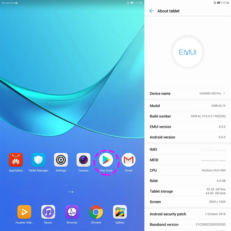 Оригинал Huawei Mediapad M5 Pro 10 8 дюймов 4G LTE телефонный звонок 4 Гб 64 ГБ Kirin 960