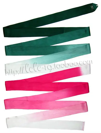 

Two Gradient color Rhythmic Gymnastics Ribbon