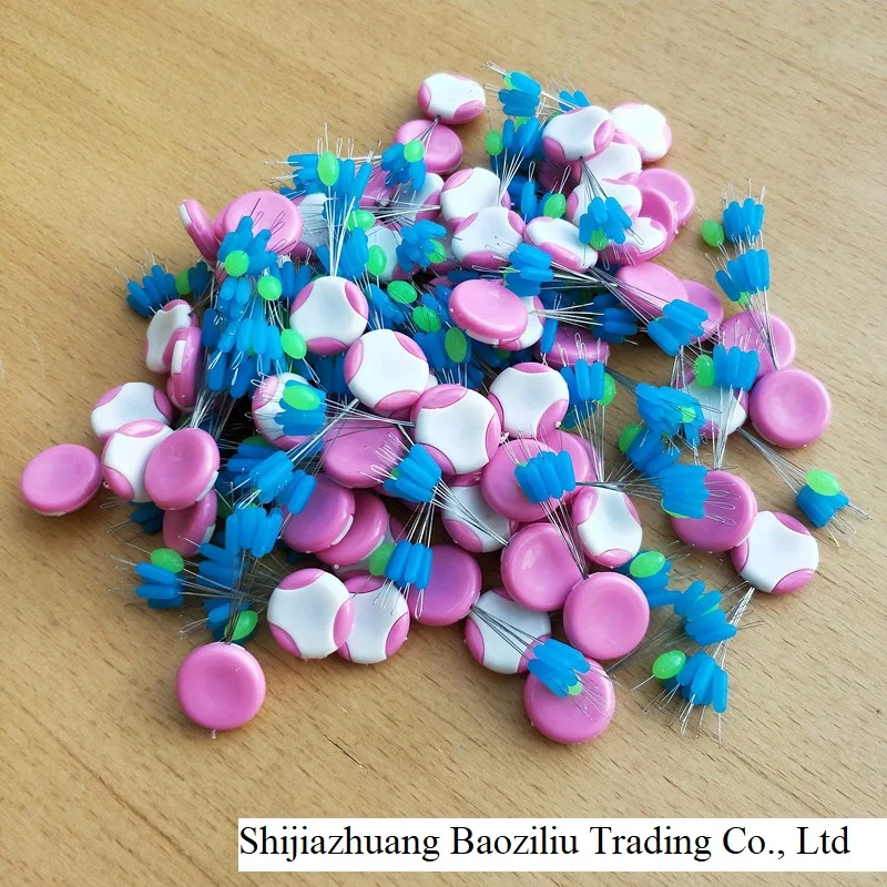 7+1 in 1 Rubber Space Bean Rubber Cylindrical Stopper Bobber Float