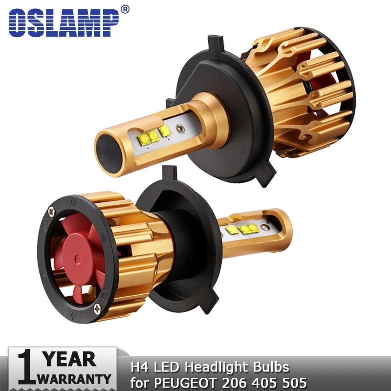 Oslamp H4 Hi lo луч светодиодный лампы 70 W 7000LM сверхъяркая светодиодная SMD Автомобильная