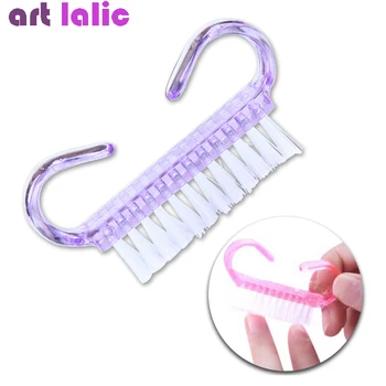 

1pcs Hot Cleaning Nail Brush Tools File Nail Art Care Manicure Pedicure Soft Remove Dust Small Angle Clean