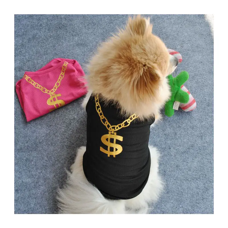 

Hot Selling Brand New Summer Pet Puppy Small Dog Cat Pet Clothes Vest T Shirt Apparel XS-L Funny Cute Beautiful Dog Suppies