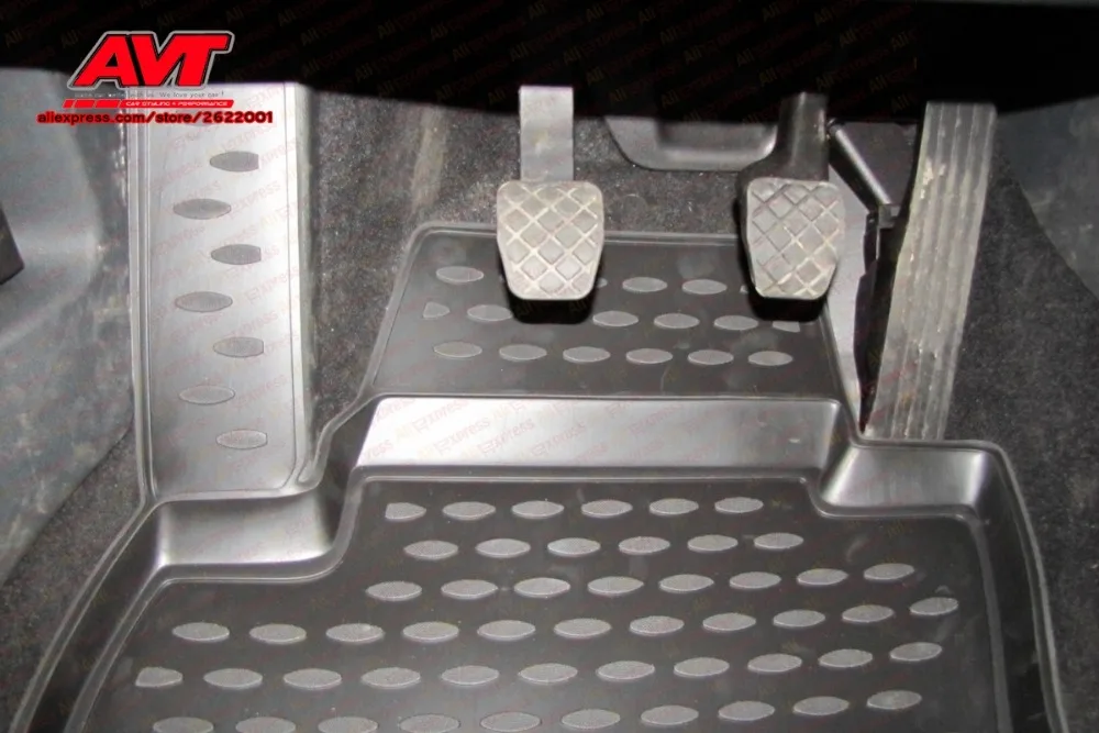 Коврики для Skoda Yeti 2009-4 шт. резиновые коврики Нескользящие резиновые аксессуары для салона автомобиля