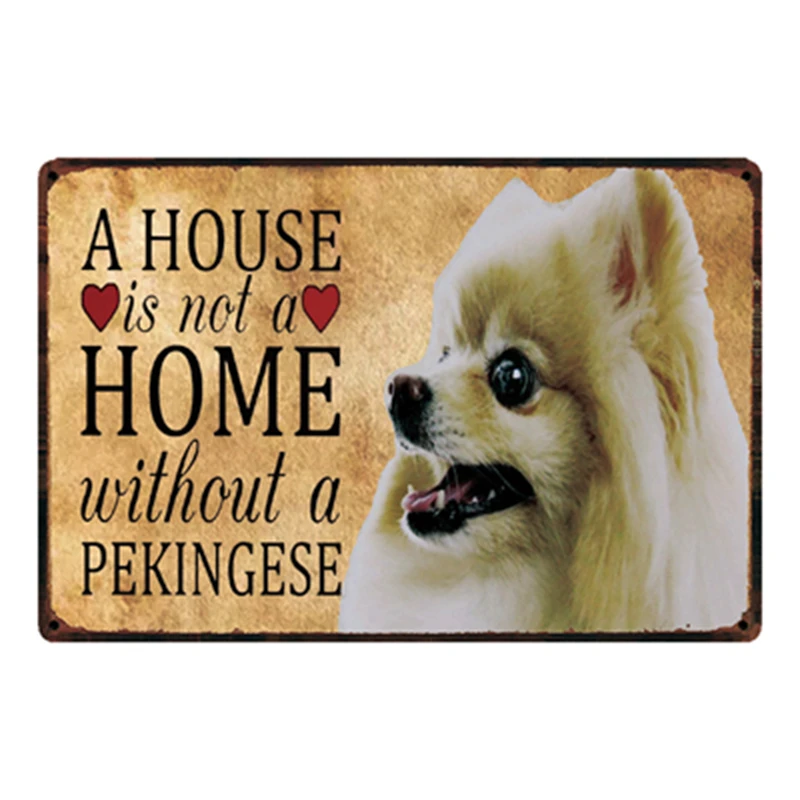 [Kelly66] Предупреждение собаки металлический знак оловянный плакат домашний Декор Бар настенная живопись 20*30 см размер Dy45 - Цвет: y-2114