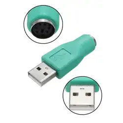 1 компьютерная мышь клавиатура женщина для USB Мужской конвертер адаптер разъем для PS2