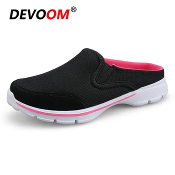 

Fashion Comfort Women Slip on Shoes Light Womens Flats 2019 Fit Flops Women Black Slides Chaussons Femme Indoor Slippers Size42