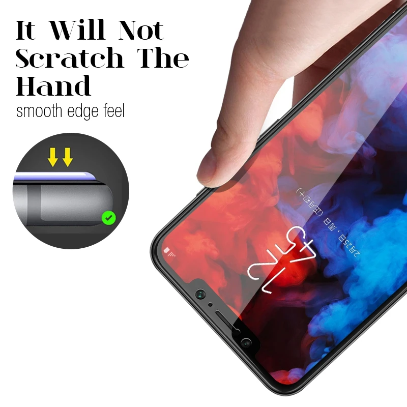 TOMKAS Xiaomi Pocophone F1 Tempered Glass Scratch Proof Screen Protector For Xiaomi Mi 8 Glass Protector Xiaomi Mi 8 SE Glass