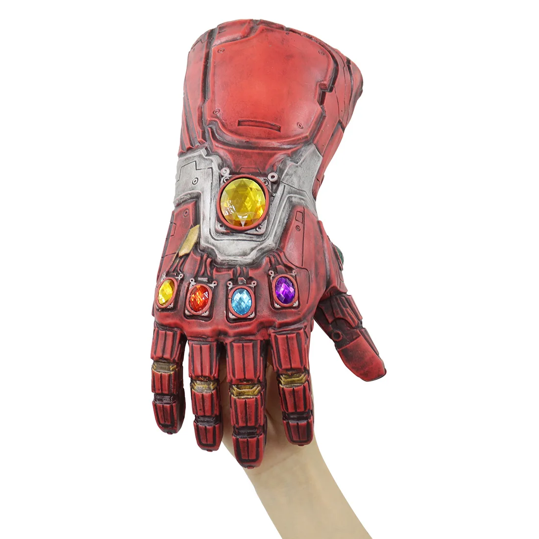 Железный человек Tony Stark Infinity Gauntlet светодиодный светильник супергерой Бесконечность камень косплей перчатки Гибкие пальцы