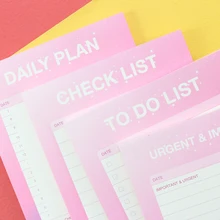 Domikee – carnet de notes de la série Cute sky, papeterie de bureau, d'école, agenda, carnet de notes, liste de contrôle, planificateur quotidien, 4 quadrant A5
