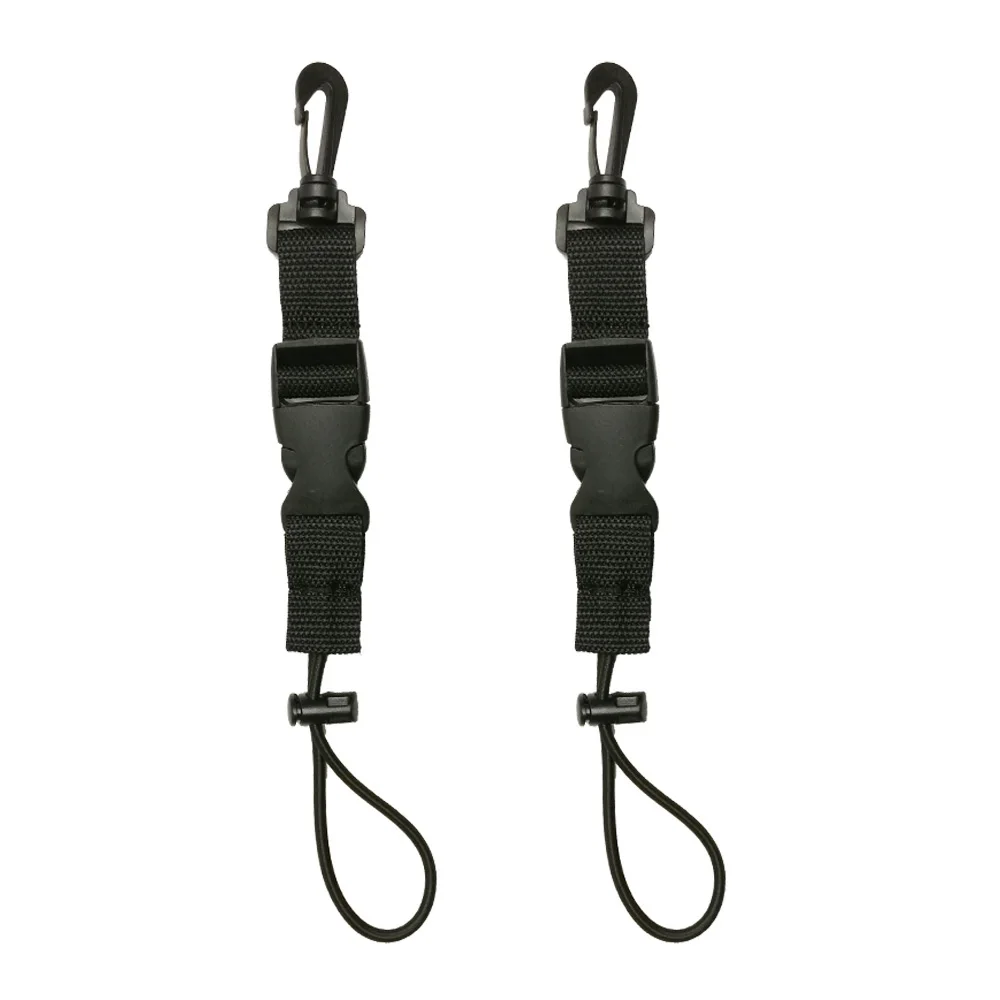

2PCS Diving Camera Lights Lanyard Strap Backpack Quick Release Buckle Clip Diver Torch Holder Buckle