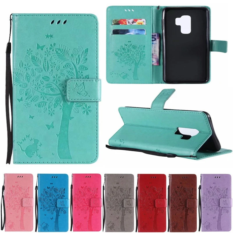 

For Samsung Galaxy S10e S6 Edge S7 S8 S9 S10 Plus A3 A5 A7 J1 J3 J5 J7 2016 2017 Note9 Case Leather Flip Cover Wallet Phone Case