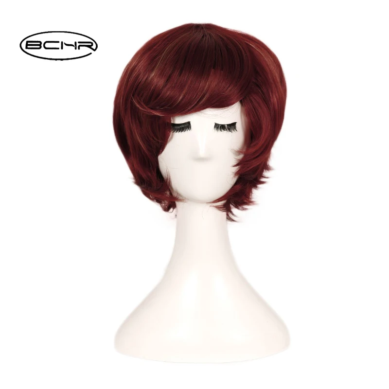 BCHR New Arrival Hot Short Synthetic Hairstyle Women Wig Pixie Cut