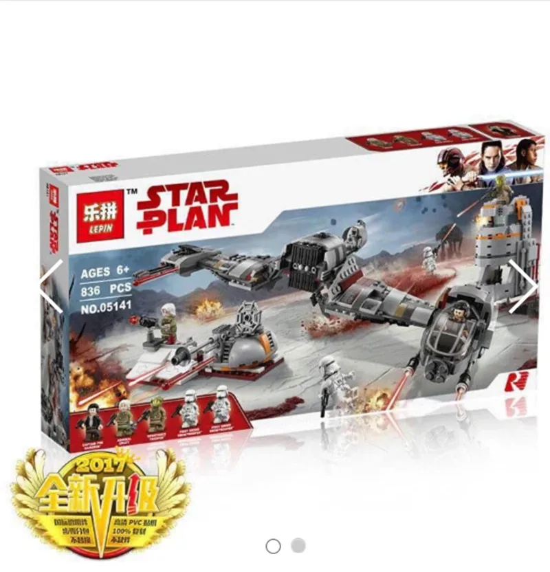 

the Star Wars Defense fighter 05141 legoing star wars fighter Of Crait Set Figure Blocks Construction Building Toys