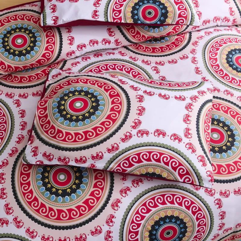 bedding set red 6