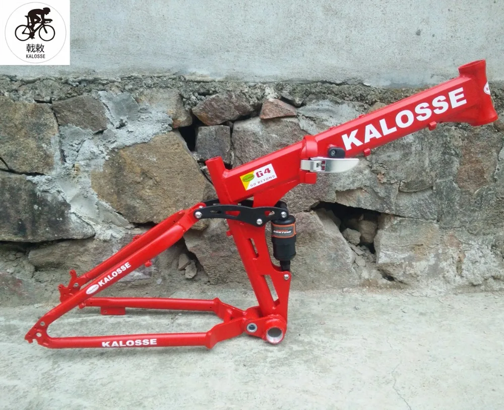 Sale Kaloss  Folding Fat bike frame  snow bike frame BB120mm   26*4.0 inch 26*17 inch , Beach bike  frame 44mm headset 2