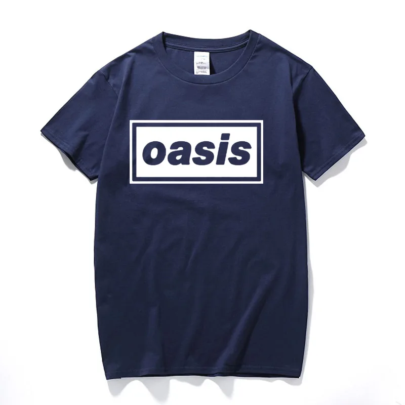 Модная футболка с принтом группы Oasis, новинка, Мужская футболка с коротким рукавом и круглым вырезом, хлопок, рок, Мужская футболка, повседневная мужская футболка