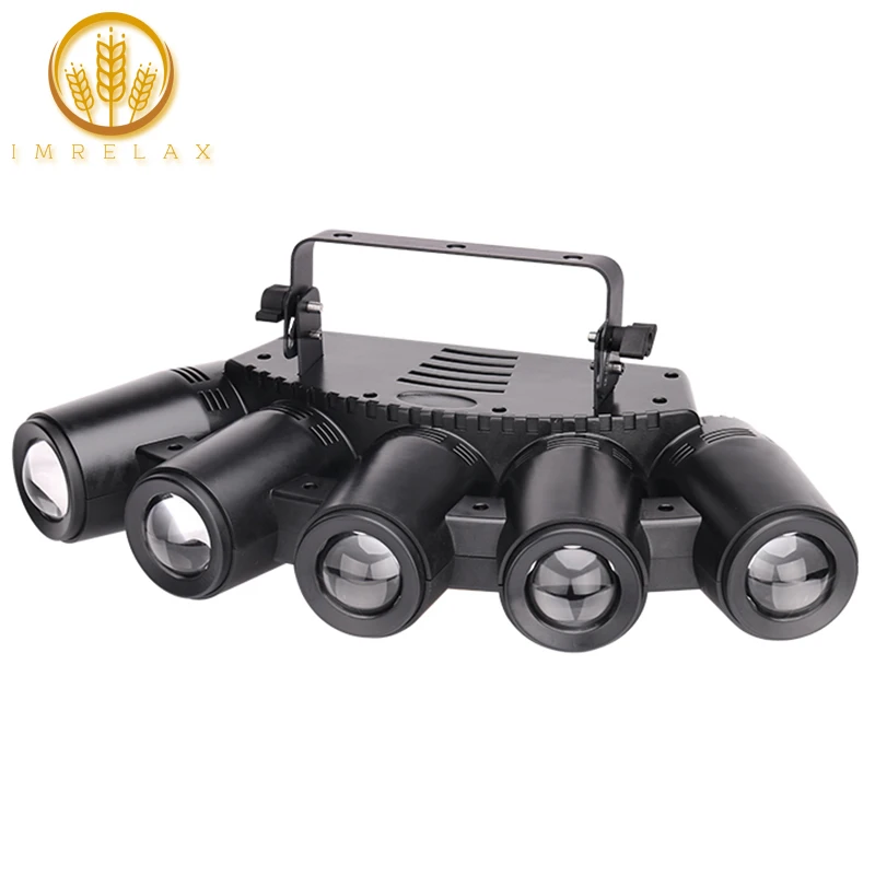 

IMRELAX Hot Sale 5 Fingers LED Beam Light Individual Control 5*40W RGBW 4in1 LEDs DMX DJ Stage Disco Light