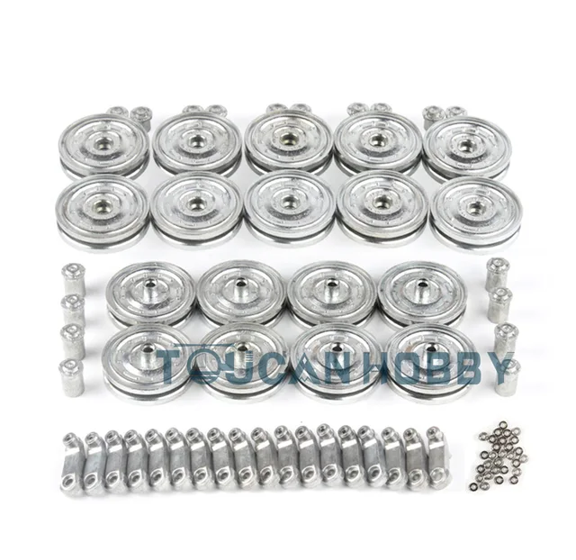 Cheap HengLong 1/16 Scale King Tiger RC Tank Model Metal Road Wheels 3888A 3888