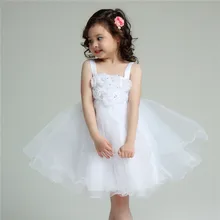 Торжественные Платья с цветочным узором для девочек белые платья-пачки принцессы г., детская одежда для девочек 8, 9, 10, 11, 12 лет, AKF164060