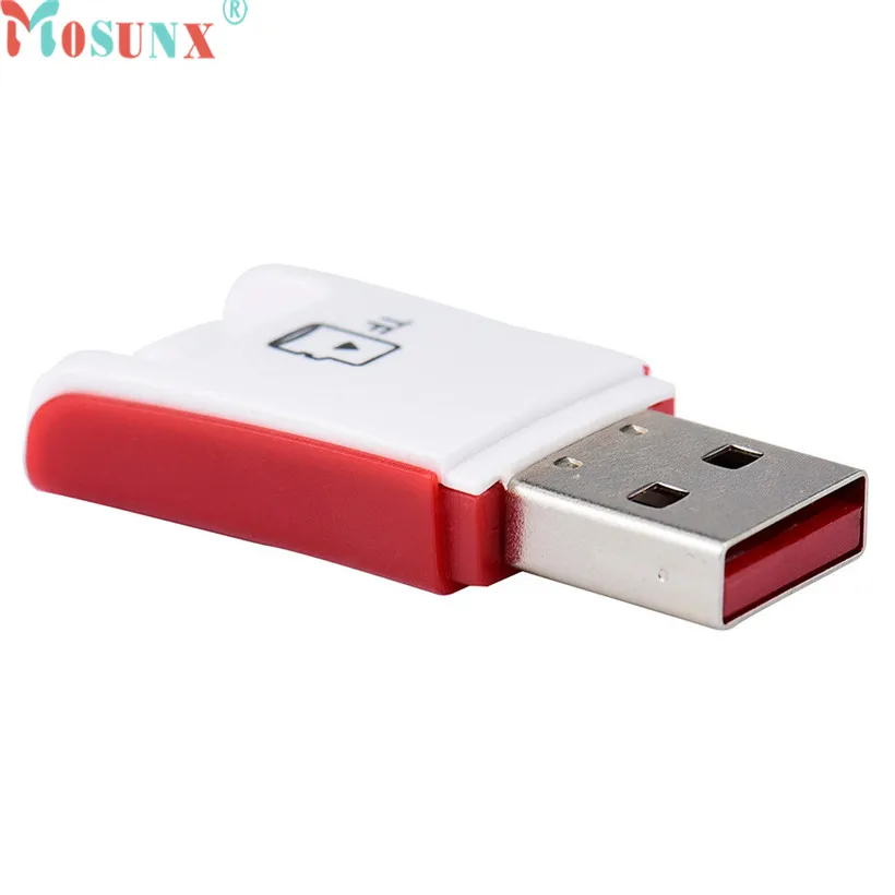 Mosunx Advanced Reader Mini USB 2,0 Micro SD TF T-Flash считыватель карт памяти адаптер 1 шт