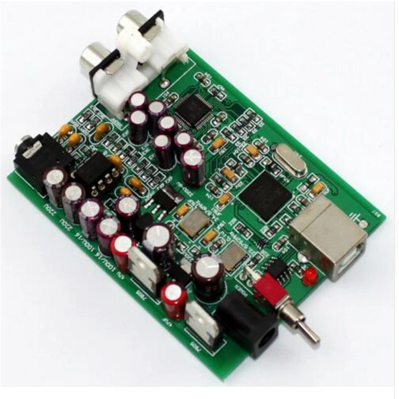 NEW XMOS U8 AK4490 AMP NE5532 USB DAC Decoder Sound Card Headphone Output Support for PCM 192kHz DC9V