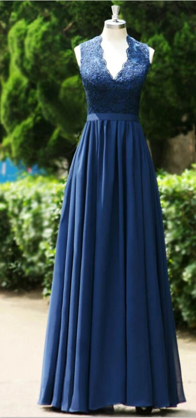 Popular Navy Blue Prom Dresses-Buy Cheap Navy Blue Prom