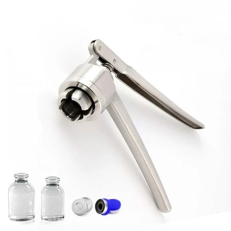 

1Pcs Manual Penicillin Bottle Capper Gland Clamp Vial Hand Crimper Sealing Mount Crimping Machine