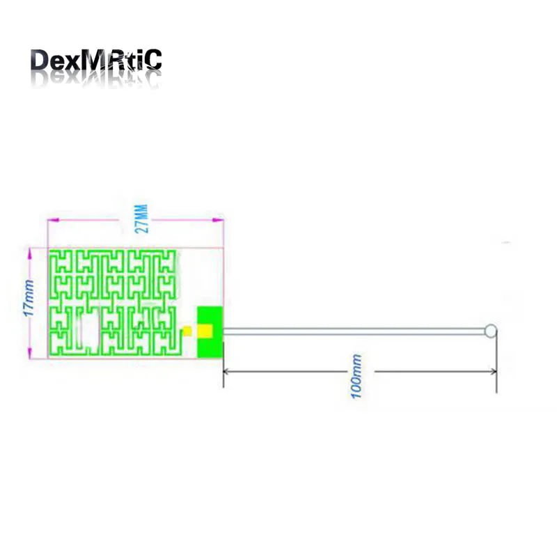 433mhz 3dbi High Gain Lora Antenna Internal Aerial Piamater Fpc 27*17mm Ipex Connector 1pc lora antenna