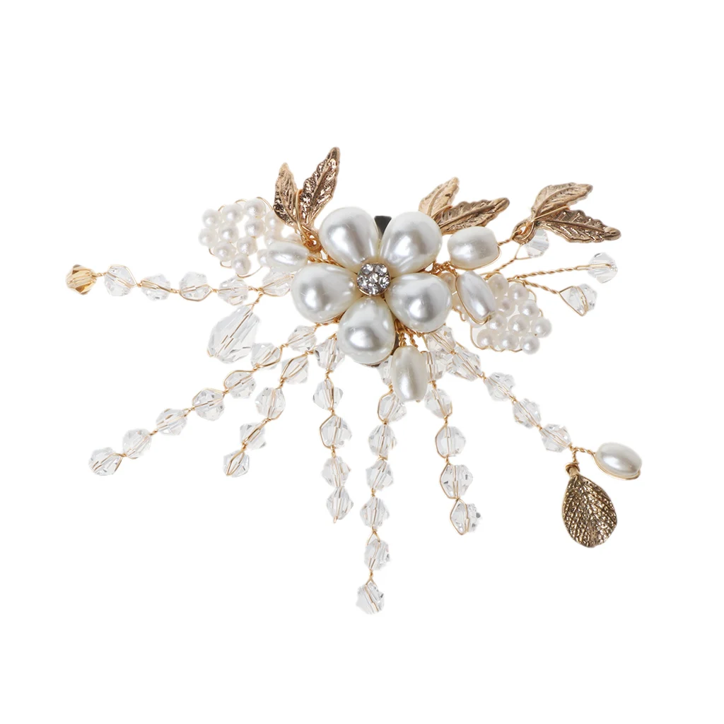 

Fashion Buckle Removable Clips Shoe Clip Crystal Pearls High Heel Decoration Beads Floral Charms DIY Shoes Women Lady Elegant