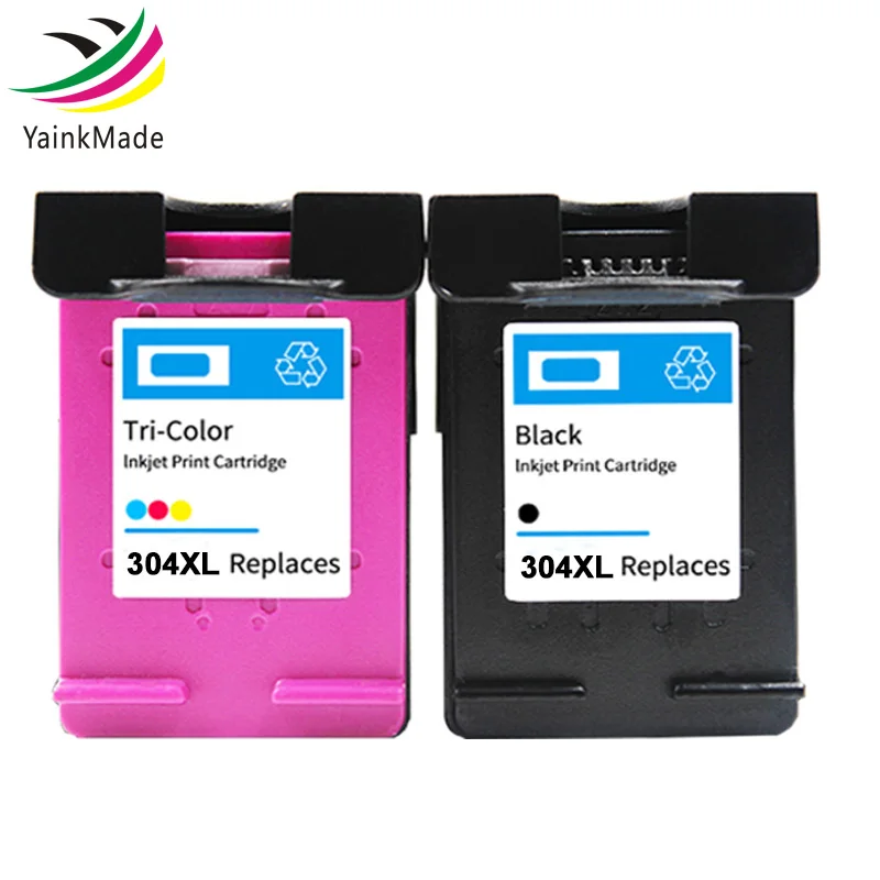 

1Set Remanufactured for HP 304XL Ink Cartridge Replacement for HP 304 XL N9K08AE N9K07AE for HP Deskjet 3700 3720 3730 3732 3758